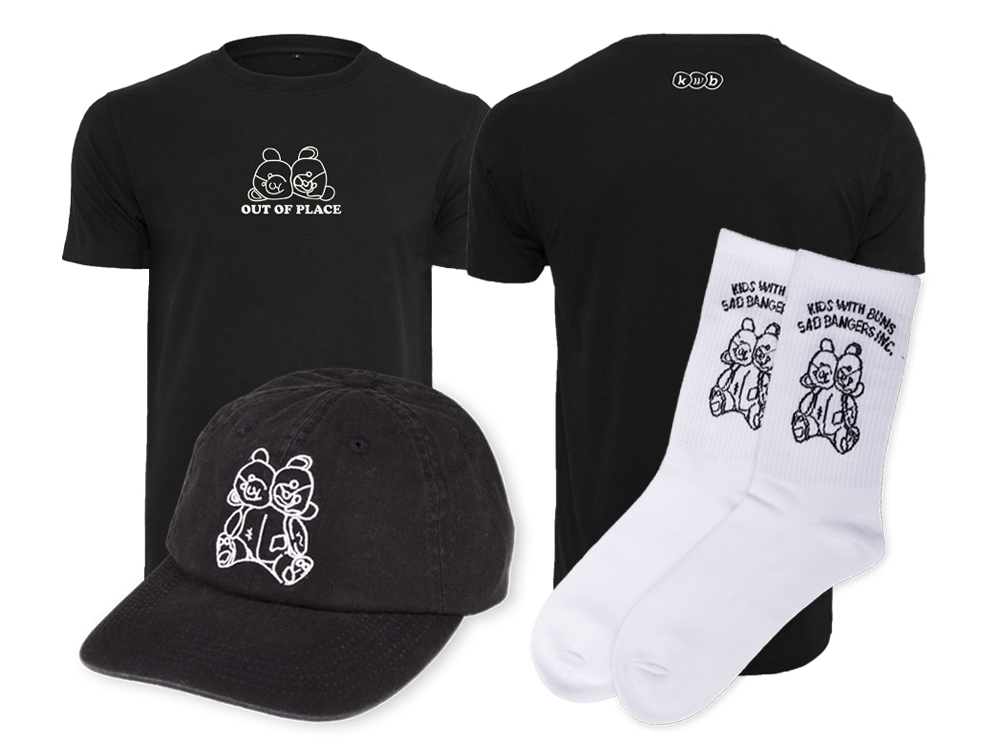 Out of Place Bundle  T-shirt + Socks + Dad hat